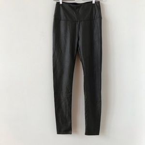 Lysse faux leather brown leggings